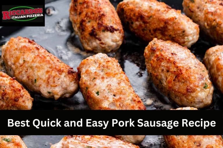 Best Quick and Easy Pork Sausage Recipe