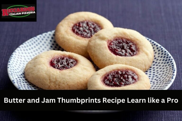 Butter and Jam Thumbprints Recipe Learn like a Pro