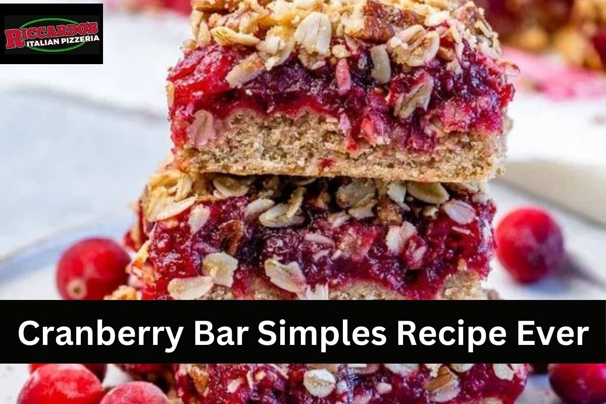 Cranberry Bar Simples Recipe Ever
