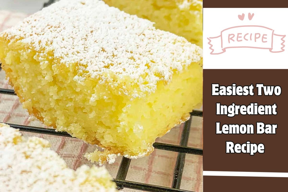 Easiest Two Ingredient Lemon Bar Recipe