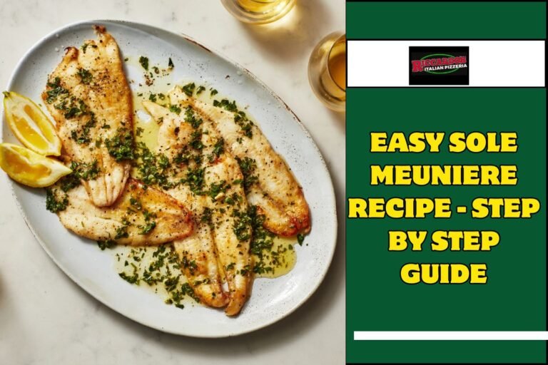 Easy Sole Meuniere Recipe - Step by Step Guide