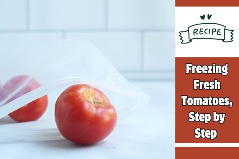 Freezing Fresh Tomatoes, Step by Step